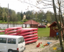 wypożyczalnia kajaków i rowerów przy kozim mostku Swornegacie